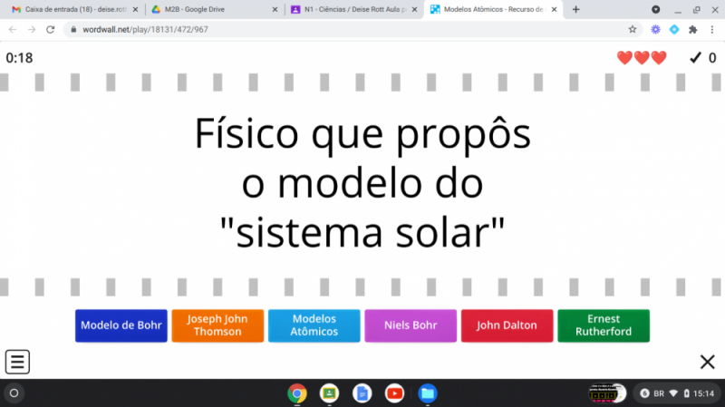 Jogo Calendário Dinâmico - Curso Completo de Pedagogia