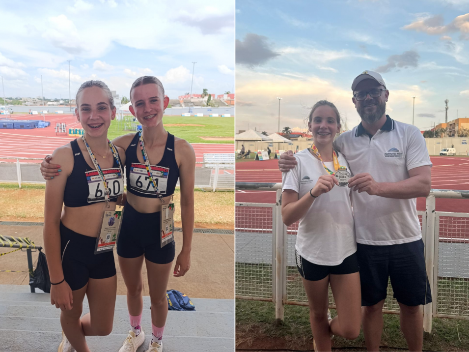 Estudantes do Instituto Ivoti integrantes da equipe municipal de atletismo conquistam medalha de prata e reconhecimento nos Jogos Escolares Brasileiros