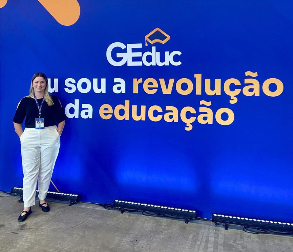 Coordenadora Pedagógica do Instituto Ivoti participa do GEduc 2025 e traz insights sobre gestão educacional