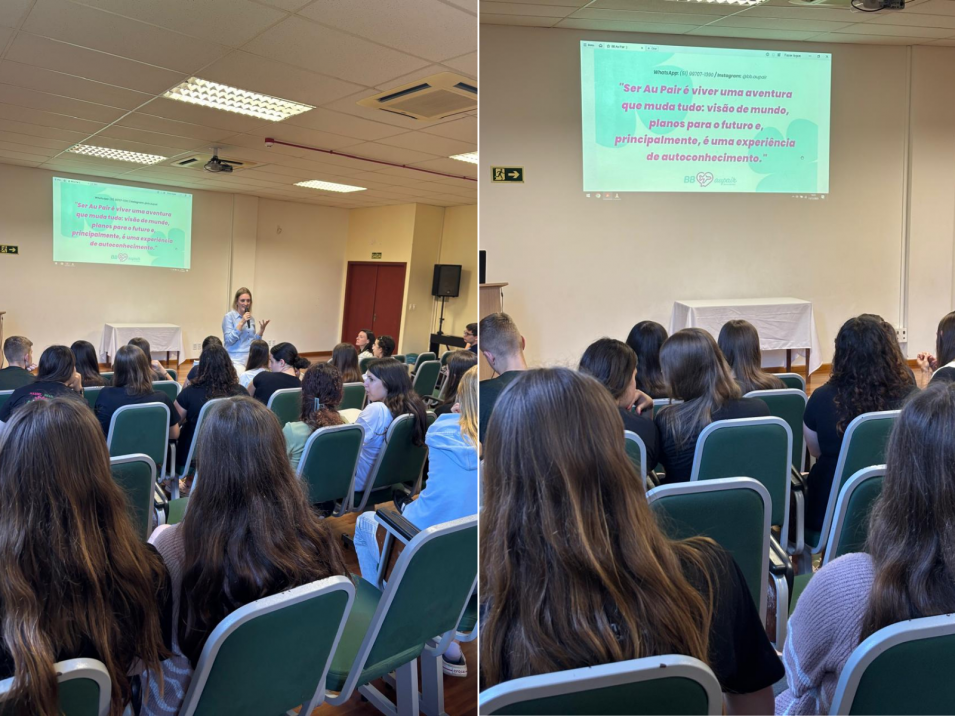 Estudantes conhecem oportunidades de intercâmbio na Alemanha com programa Au Pair