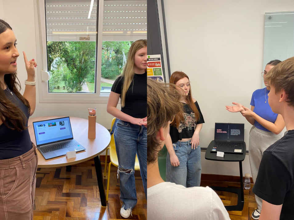 Alunos do Técnico em Design Gráfico vivenciam experiência empreendedora em sala de aula