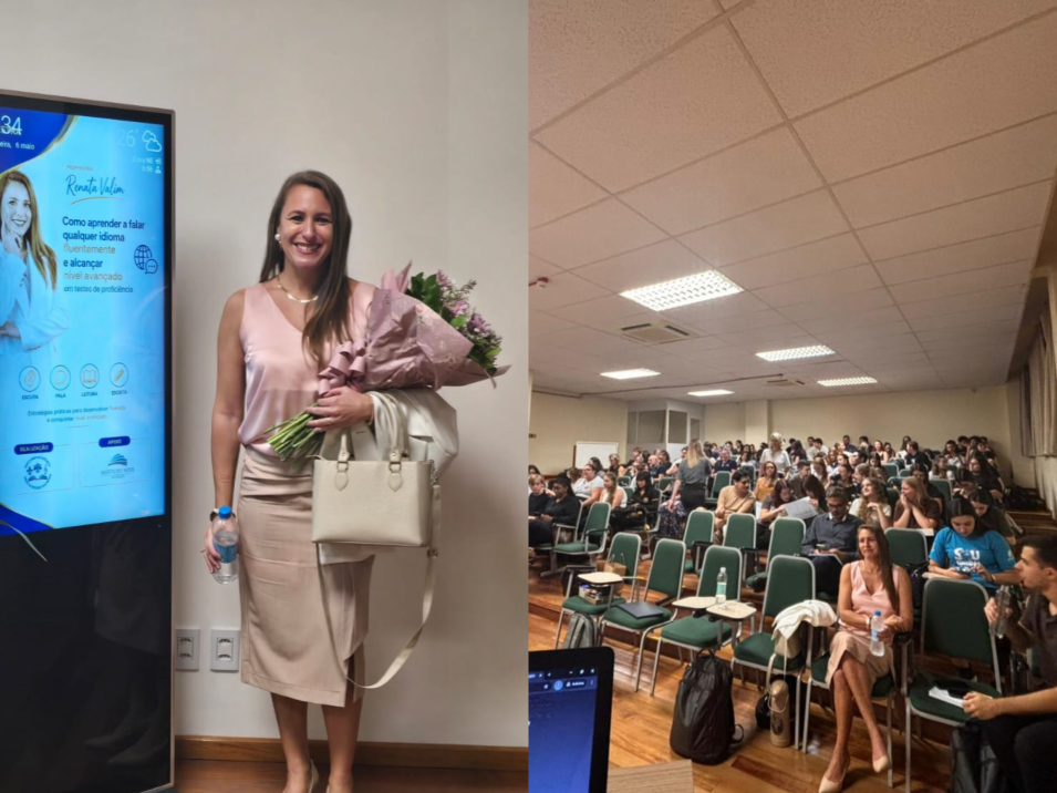 Professora poliglota compartilha estratégias para o aprendizado de idiomas no Instituto Ivoti