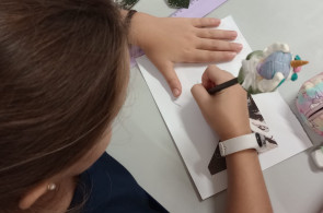Crianças do 3º ano criam desenho com o espaço que mais gostam de frequentar no Instituto Ivoti