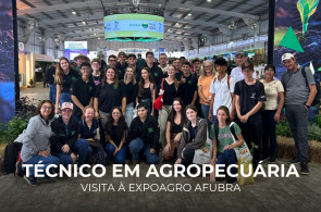 Aprendizado na prática: Técnico em Agropecuária visita à Expoagro Afubra