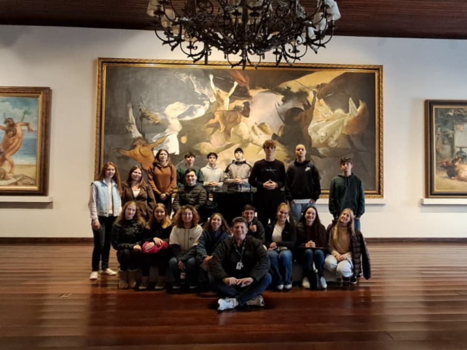 Estudantes do terceiro ano de Comunicação e Humanidades realizam visita a museus em Hamburgo Velho