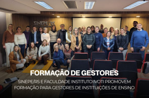 SINEPE/RS e Faculdade Instituto Ivoti promovem formação para gestores de instituições de ensino