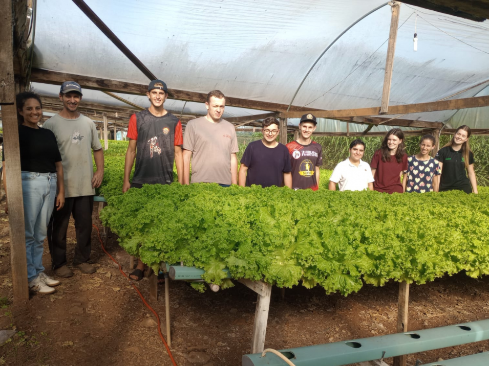 Saída de estudos amplia conhecimentos sobre produção de hortaliças