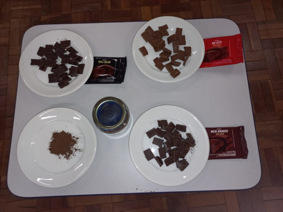 Turmas dos 3ºs anos aprendem sobre a origem do chocolate