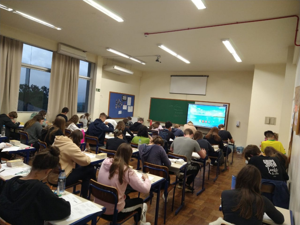 Estudantes realizam simulado das provas de Deutsches Sprachdiplom I