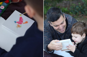 Turma do Nível 4 explora o mundo dos pássaros com o artista Juliano Lopes