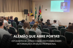 Alemão que abre portas: Estudantes de Letras conhecem possibilidades de formação e atuação profissional