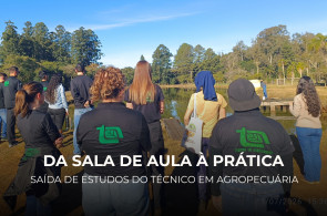 Curso Técnico em Agropecuária amplia conhecimentos em saída de estudos à Piscicultura Águas da Olaria