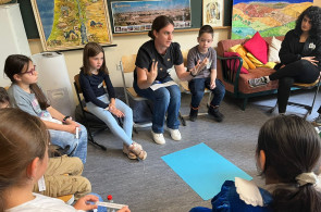 Imersão cultural e pedagógica na Alemanha - Fabiane Waechter visita escola Werner von Siemens Grundschule