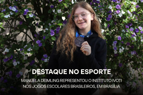 Estudante do Instituto Ivoti conquista bronze nos Jogos Escolares Brasileiros de Taekwondo