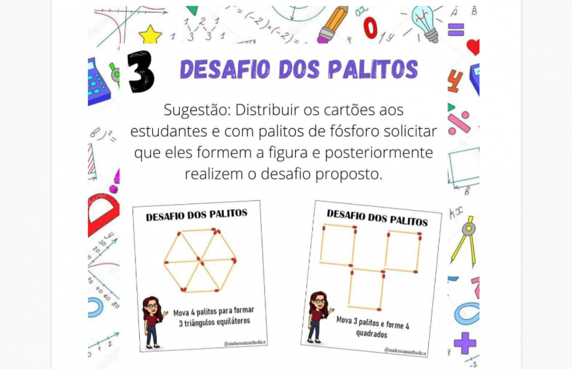 DESAFIOS MATEMÁTICOS