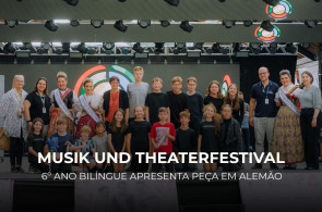 6º Ano Bilíngue representa o Instituto Ivoti no Musik und Theaterfestival, em Nova Petrópolis