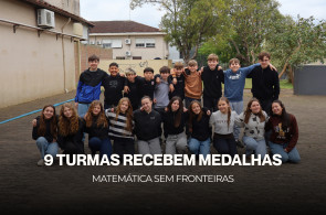 Instituto Ivoti conquista 9 premiações na Olimpíada Matemática sem Fronteiras 2026