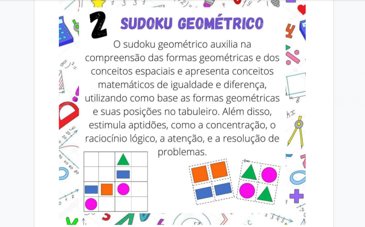 Portal do Professor - SUDOKU: Estratégia e Lógica