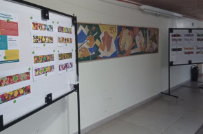 Estudantes do Curso Técnico em Design Gráfico fazem releitura de obra desenvolvida por egresso