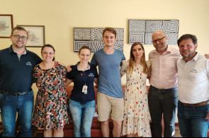 Ferdinand Keune, voluntário da Unesco no Instituto Ivoti, retorna para a Alemanha