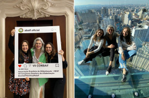 Professora e ex-acadêmicas do curso de pedagogia, participam do VII Congresso Brasileiro de Alfabetização em São Paulo