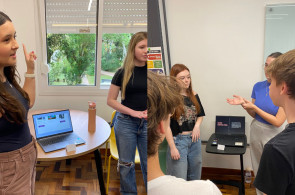Alunos do Técnico em Design Gráfico vivenciam experiência empreendedora em sala de aula