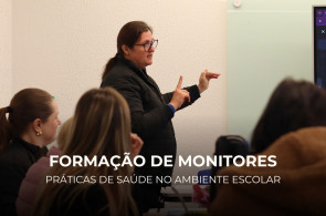 Monitores participam de formação sobre práticas de saúde no ambiente escolar