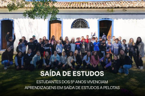 Estudantes dos 5º anos vivenciam aprendizagens em saída de estudos a Pelotas