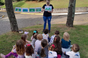 Crianças da Educação Infantil tem momentos alusivos à Páscoa