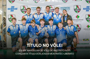 Equipe masculina de vôlei do Instituto Ivoti conquista título dos Jogos Mostratec-Liberato