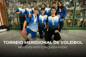 Equipe masculina do Instituto Ivoti conquista 3º lugar no Torneio Meridional de Voleibol Infantojuvenil