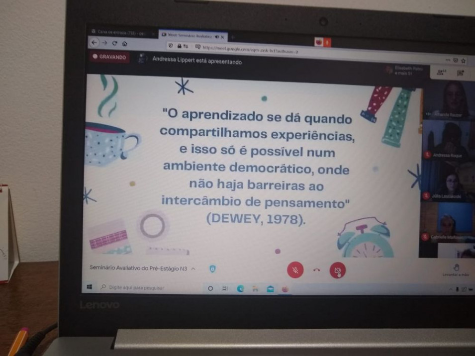 Alunos do Curso Normal participam de Seminário Avaliativo do Pré-Estágio