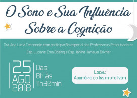 Aula aberta da Pós-Graduação: sono e sua influência sobre a cognição