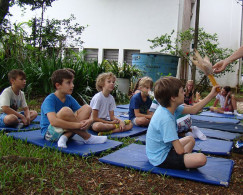 Aula de sensibilização no herbário