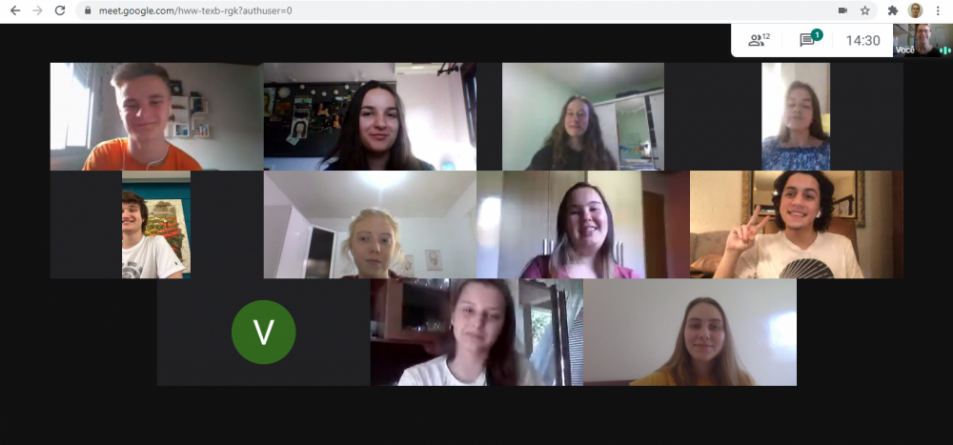 Acadêmica alemã realiza estágio on-line no Instituto Ivoti