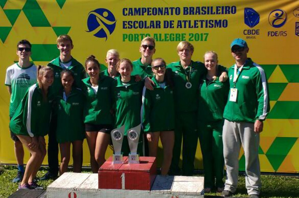 Equipe do Instituto Ivoti fica em 2° lugar em competição de Atletismo