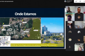 Turmas do 9º ano tem encontro on-line com equipe da Tecnosinos