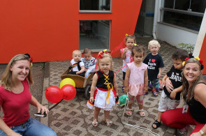 Mini Kerbwagen virou atração no Instituto ivoti