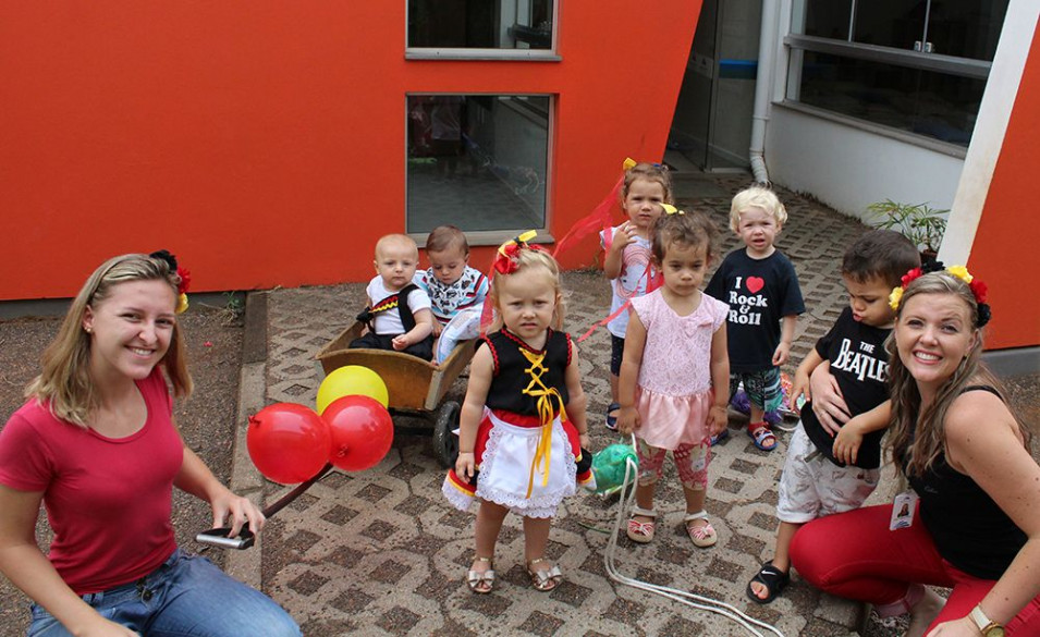 Mini Kerbwagen virou atração no Instituto ivoti