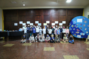 Animais marinhos são tema de pesquisa na turma do 1º ano