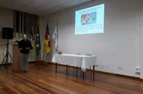 Palestra sobre alimentação para pais da Educação Infantil