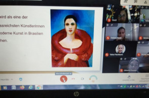 Grupo Adulto de alemão do Idiomas realiza apresentação sobre artistas