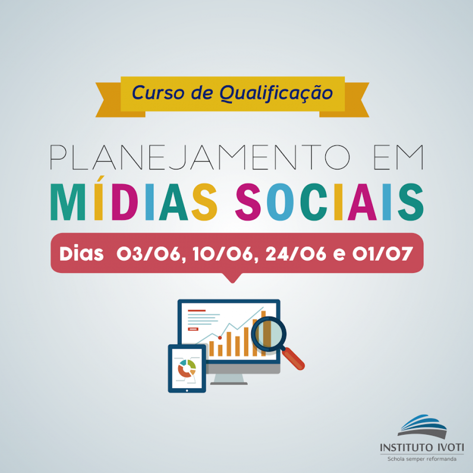 Curso de Qualificação em Mídias Sociais será em junho