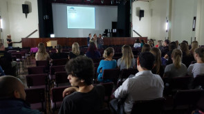 Professora Jordana palestra na Aula Inaugural do Superior