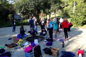 Turmas visitam o Refúgio Carpe Diem