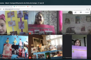 Turma do 2º ano faz trabalhos sobre as memórias de suas vidas