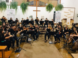 Noite para encerramento das Orquestra e auxílio ao Hospital São José