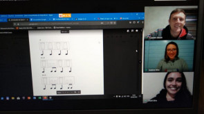 Acadêmicos de Música tem aula de planejamento na disciplina de Estágio II