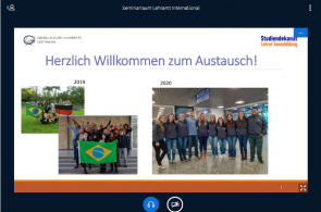 Acadêmicos participam de intercâmbio virtual com alunos da Alemanha