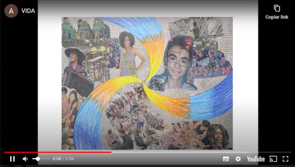 Turmas dos Anos Iniciais criam vídeo com a música Vida